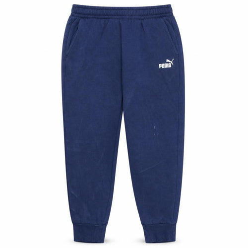 Puma Men's Blue 2XL Fleece Jogger Sweatpants with Pockets