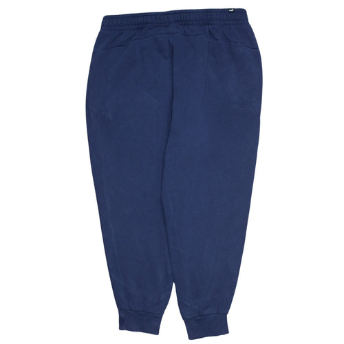 Puma Men's Blue 2XL Fleece Jogger Sweatpants with Pockets