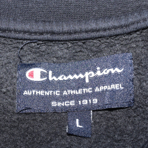 Champion Women’s Black 1/4 Zip Pullover Sweatshirt L