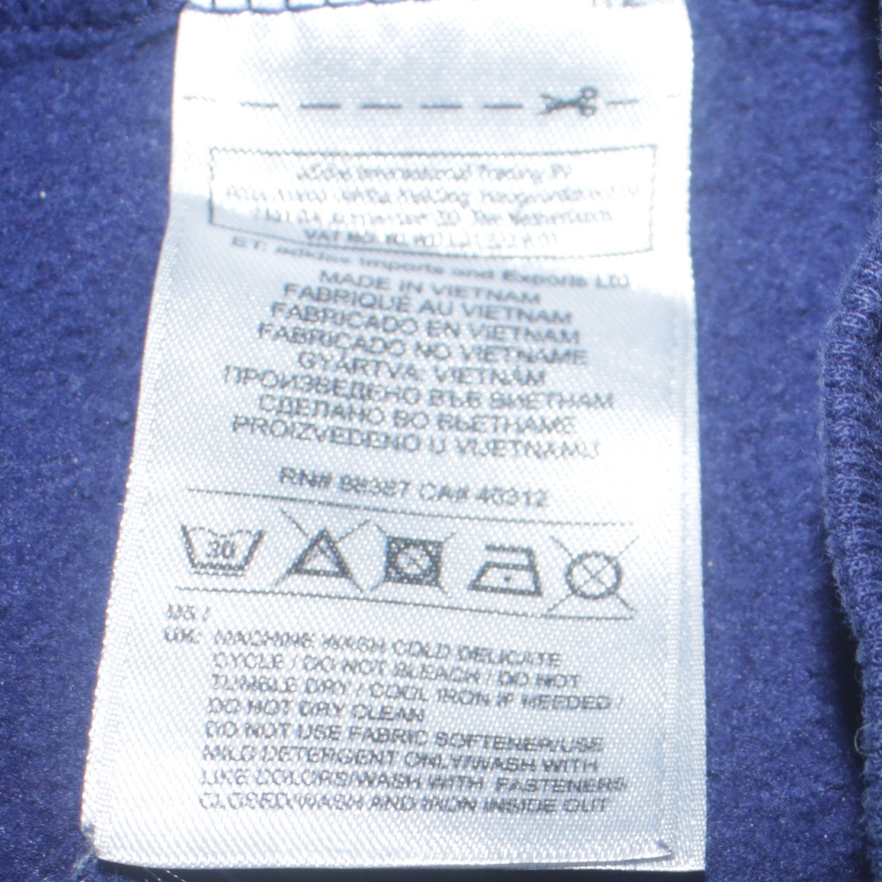 Adidas Women's Blue Full Zip Hoodie Medium Hooded Sportswear
