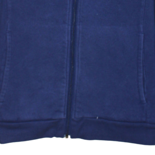 Adidas Women's Blue Full Zip Hoodie Medium Hooded Sportswear