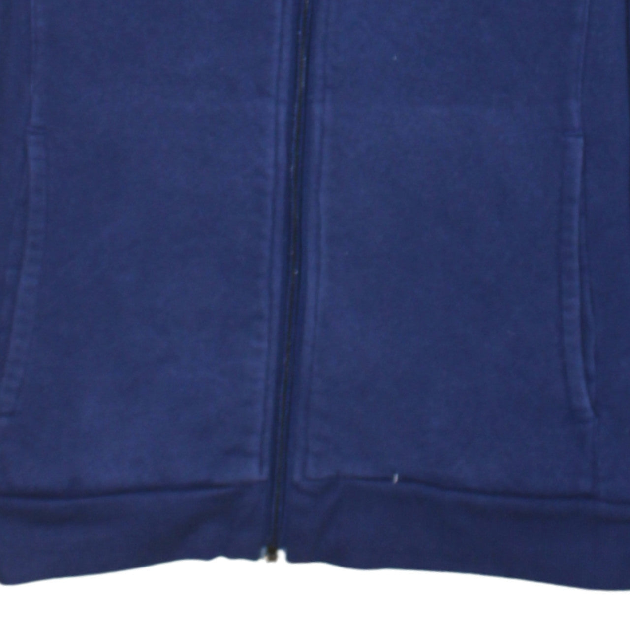 Adidas Women's Blue Full Zip Hoodie Medium Hooded Sportswear
