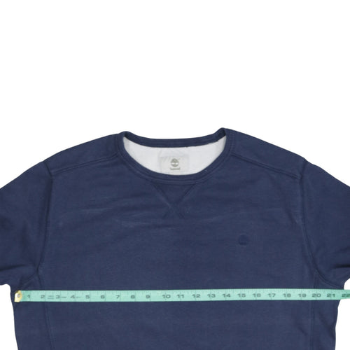 Timberland Men's Blue Regular Fit Crew Neck Sweatshirt M