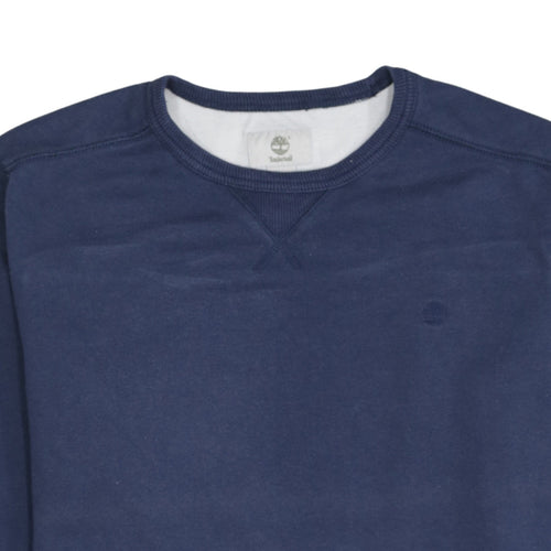 Timberland Men's Blue Regular Fit Crew Neck Sweatshirt M
