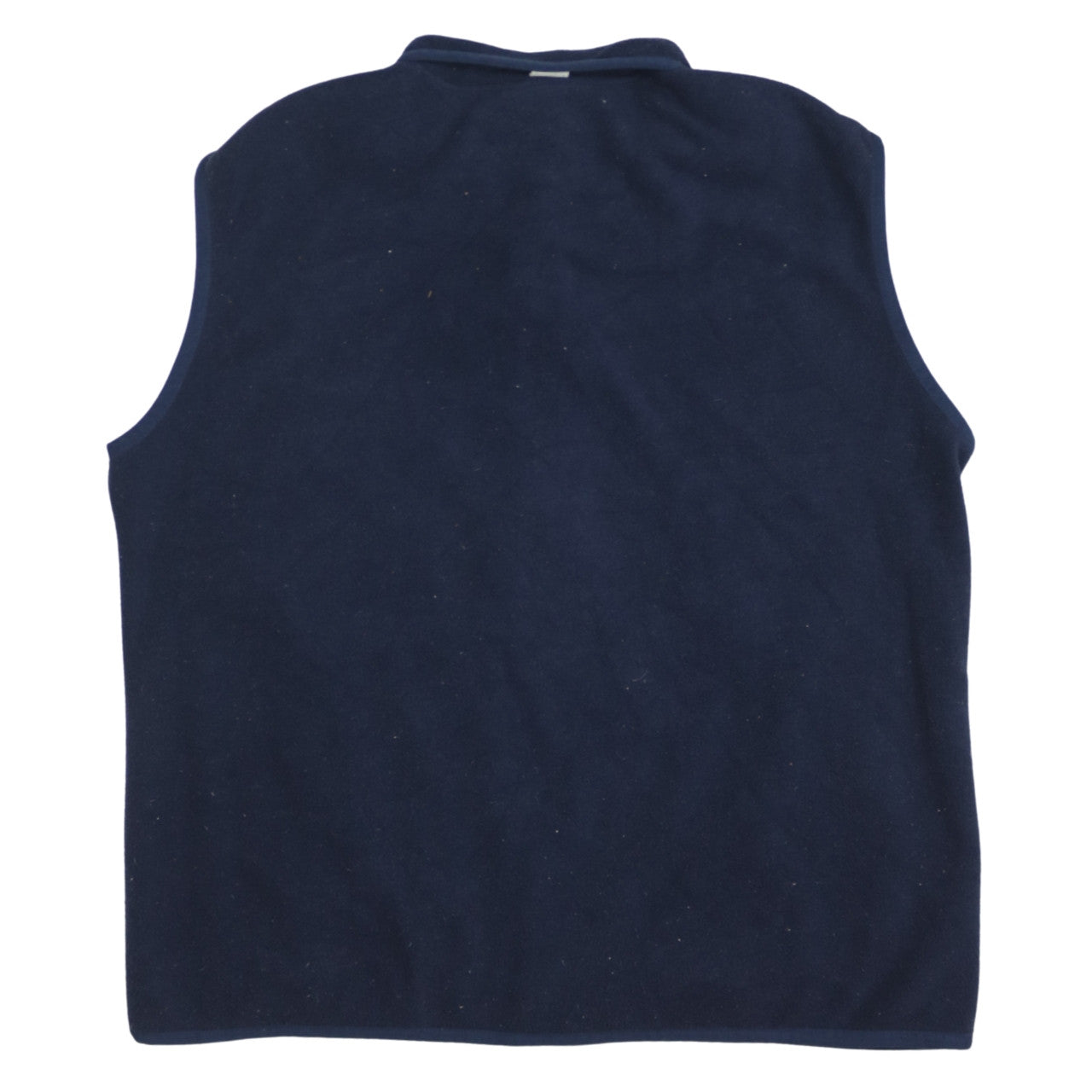 GAP Women’s Blue Fleece Waistcoat L Full Zip Sleeveless Casual Vest