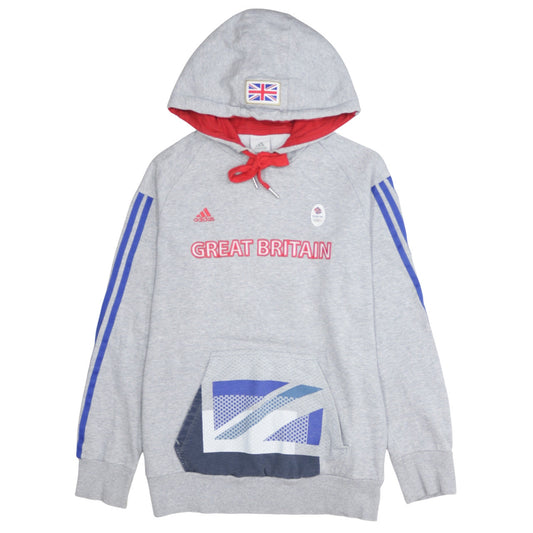 Adidas Team GB Grey Hoodie Women’s Size 16 Pullover Hoodie