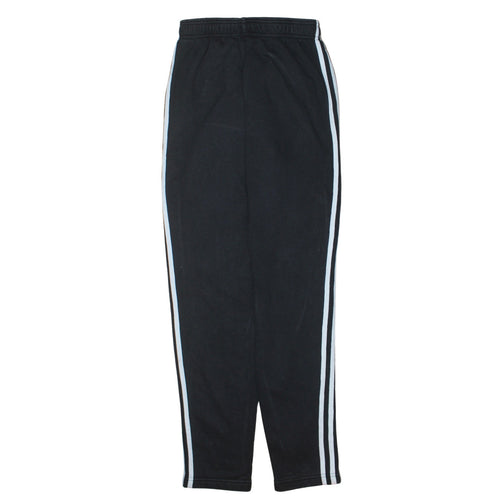 Adidas Men’s Black Track Pants S Regular Fit Athletic Trousers