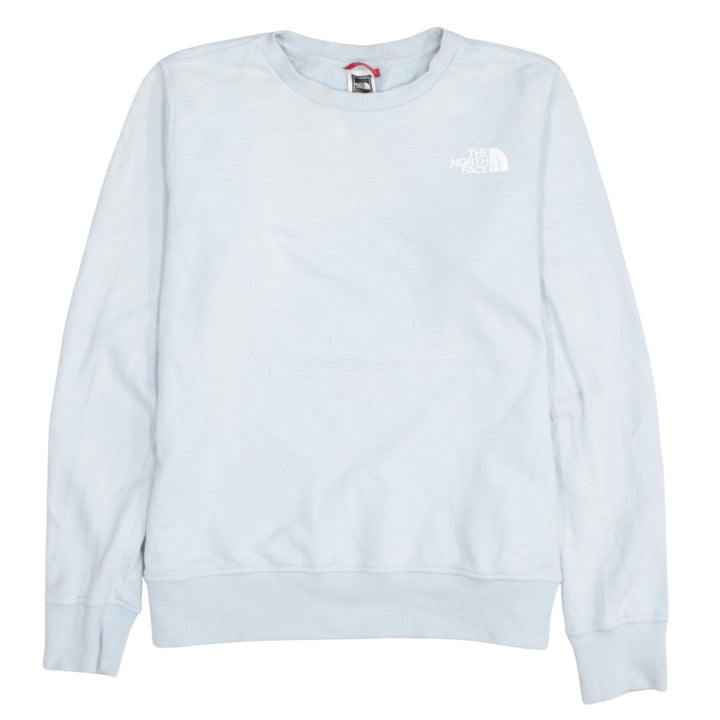 The North Face Womens Light Blue Cotton Sweatshirt M Regular Fit