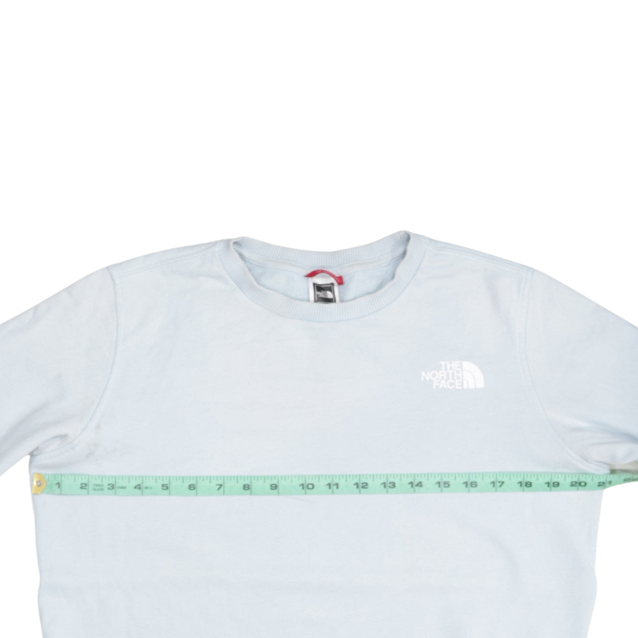 The North Face Womens Light Blue Cotton Sweatshirt M Regular Fit