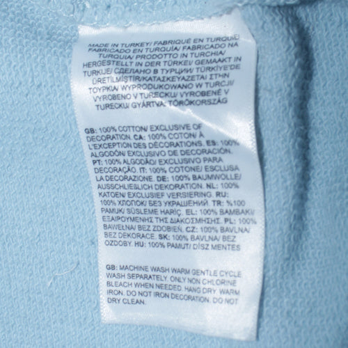 The North Face Womens Light Blue Cotton Sweatshirt M Regular Fit