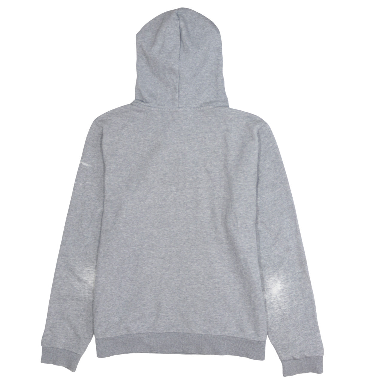 Puma Women Grey Hoodie XL Relaxed Fit Cotton Blend Pullover