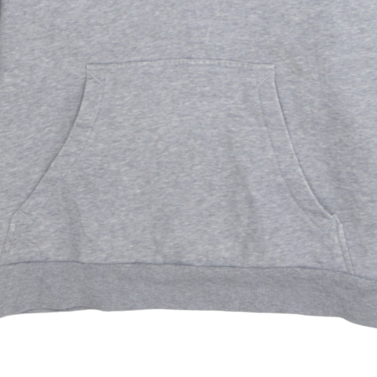 Puma Women Grey Hoodie XL Relaxed Fit Cotton Blend Pullover