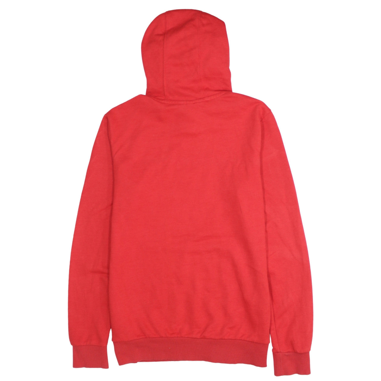 Adidas Boys Red Pullover Hoodie 13-14 Years Cotton Blend Logo Sweatshirt