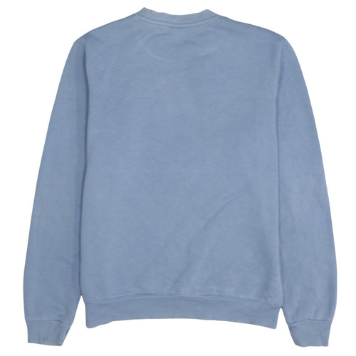 Reebok Men's Blue Logo Crew Neck Fleece Sweatshirt Size M