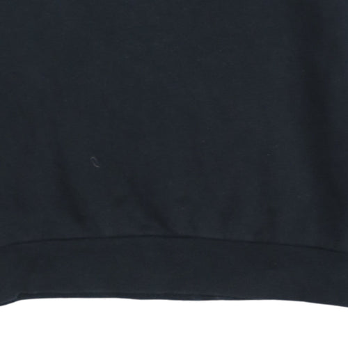 Puma Boys Black Crew Neck Graphic Logo Pullover Sweatshirt 14 Years