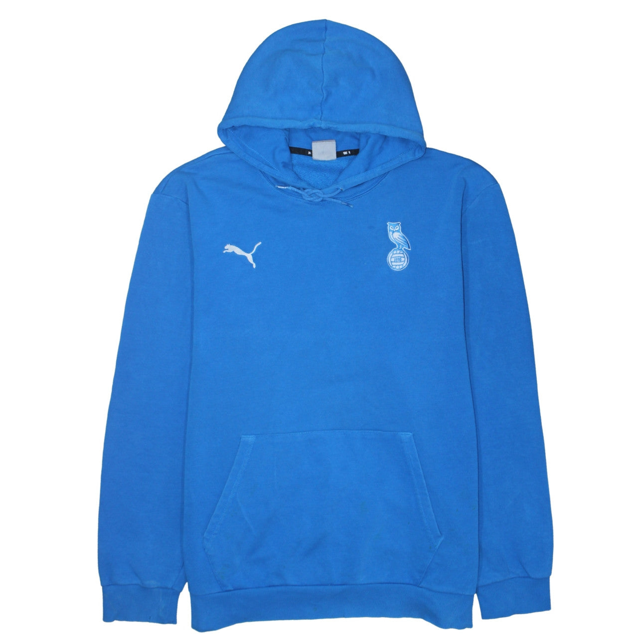 Puma Men's Blue 2XL Pullover Hoodie with Logo and Pocket