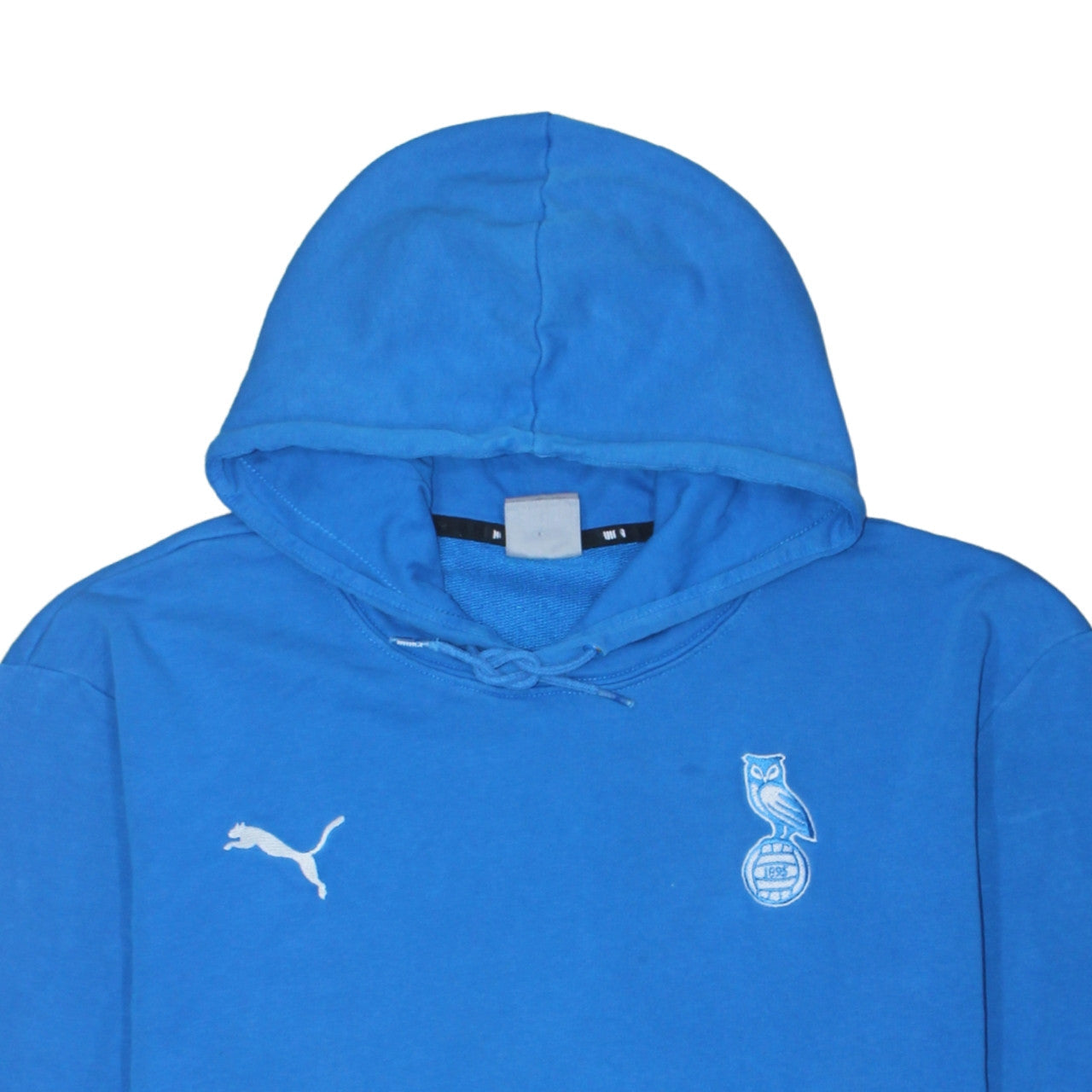Puma Men's Blue 2XL Pullover Hoodie with Logo and Pocket