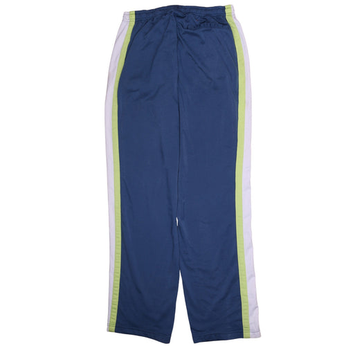 Puma Mens Blue Track Pants L Straight Leg Polyester Sports Trousers