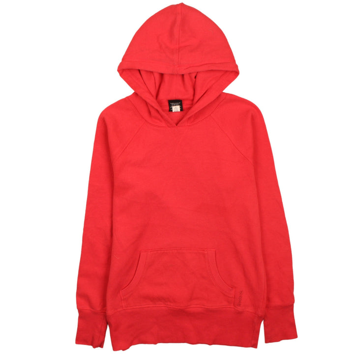 Reebok Women’s Red Pullover Hoodie M Cotton Blend Casual