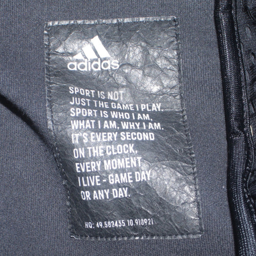 Adidas Men's Black XS Full Zip Fleece Hoodie
