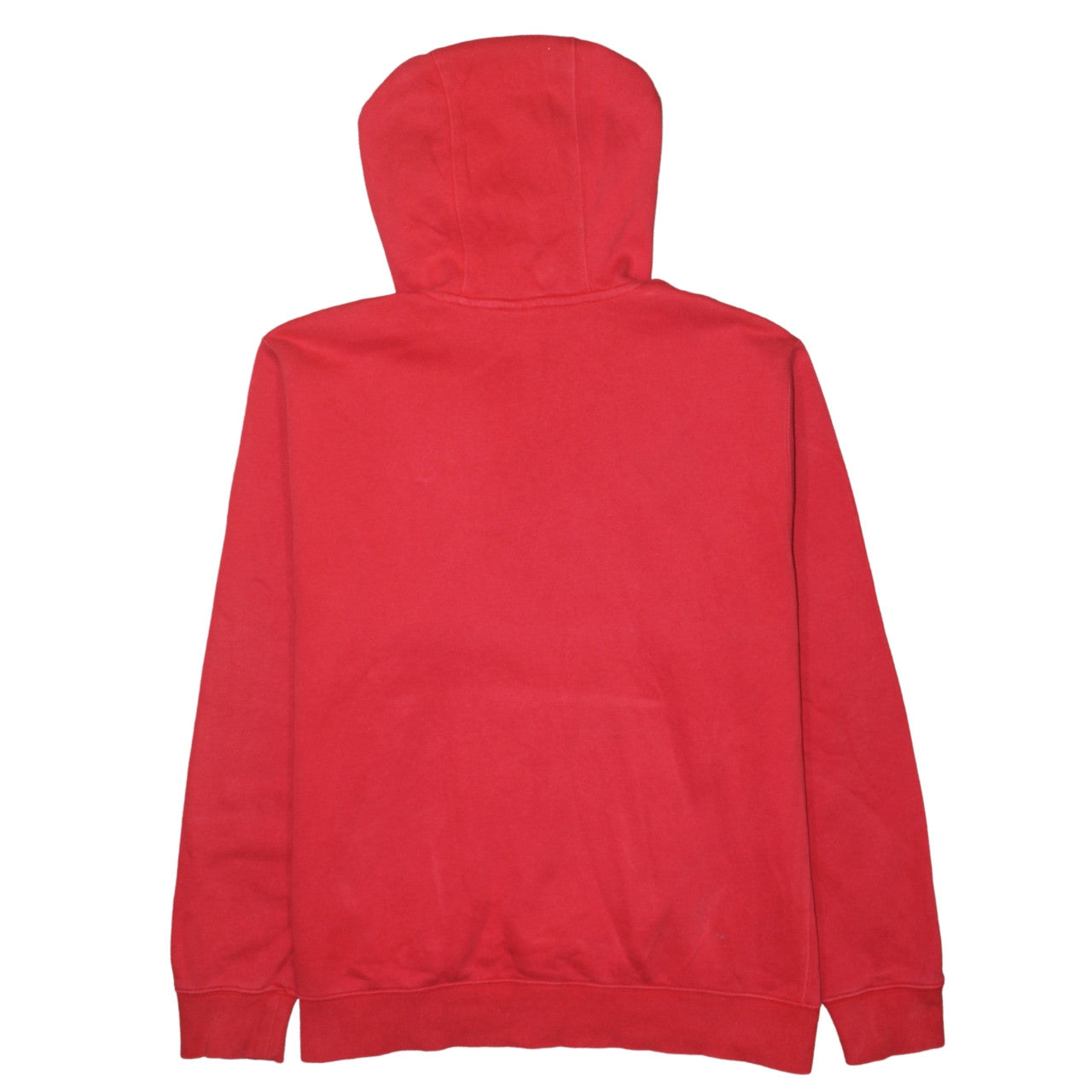 Nike Men's Red Pullover Hoodie L Regular Fit Logo Sportswear