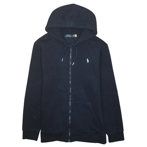 Polo Ralph Lauren Men's Blue Full Zip Hoodie XL Cotton Fleece