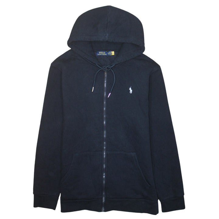 Polo Ralph Lauren Men's Blue Full Zip Hoodie XL Cotton Fleece