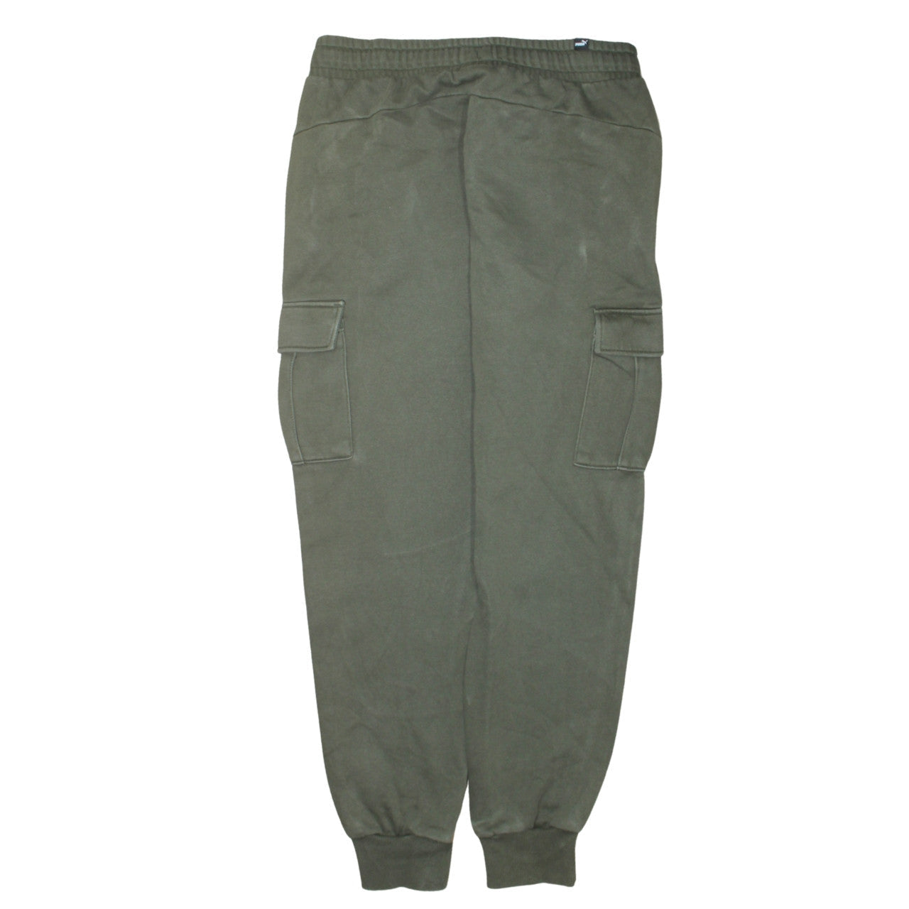 Puma Men's Green Regular Fit Jogger Trousers Size M