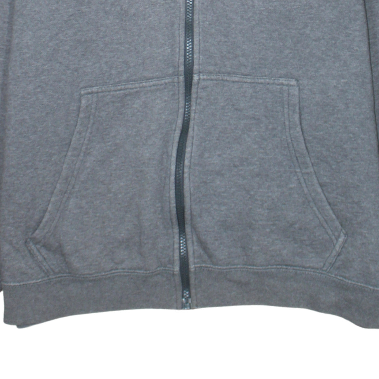 Nike Men's Grey Full Zip Hoodie Size M Fleece Sportswear