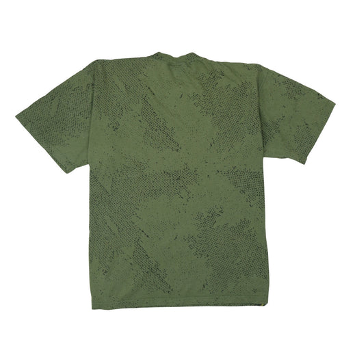 Reebok Men’s Green XL Retro 90s Graphic Blacktop T-Shirt