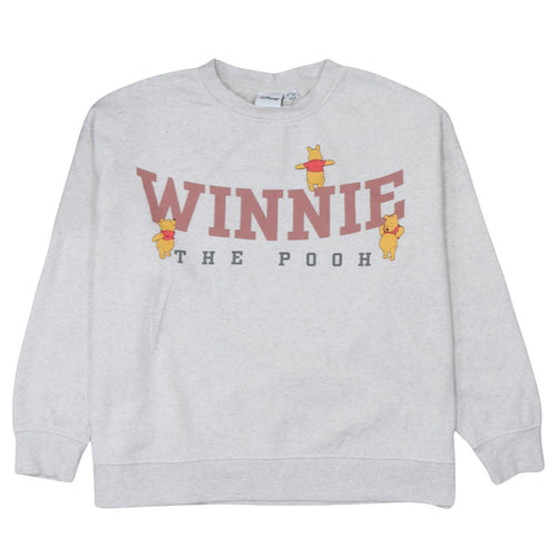 Disney Women's Grey Winnie the Pooh Sweatshirt XL Pullover Casual