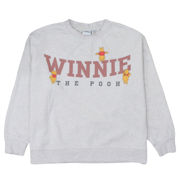 Disney Women's Grey Winnie the Pooh Sweatshirt XL Pullover Casual