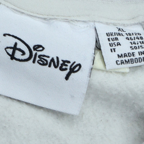Disney Women's Grey Winnie the Pooh Sweatshirt XL Pullover Casual