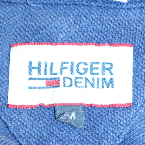 Hilfiger Denim Men's Blue Short Sleeve Polo Shirt Size M
