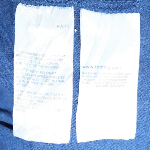 Hilfiger Denim Men's Blue Short Sleeve Polo Shirt Size M