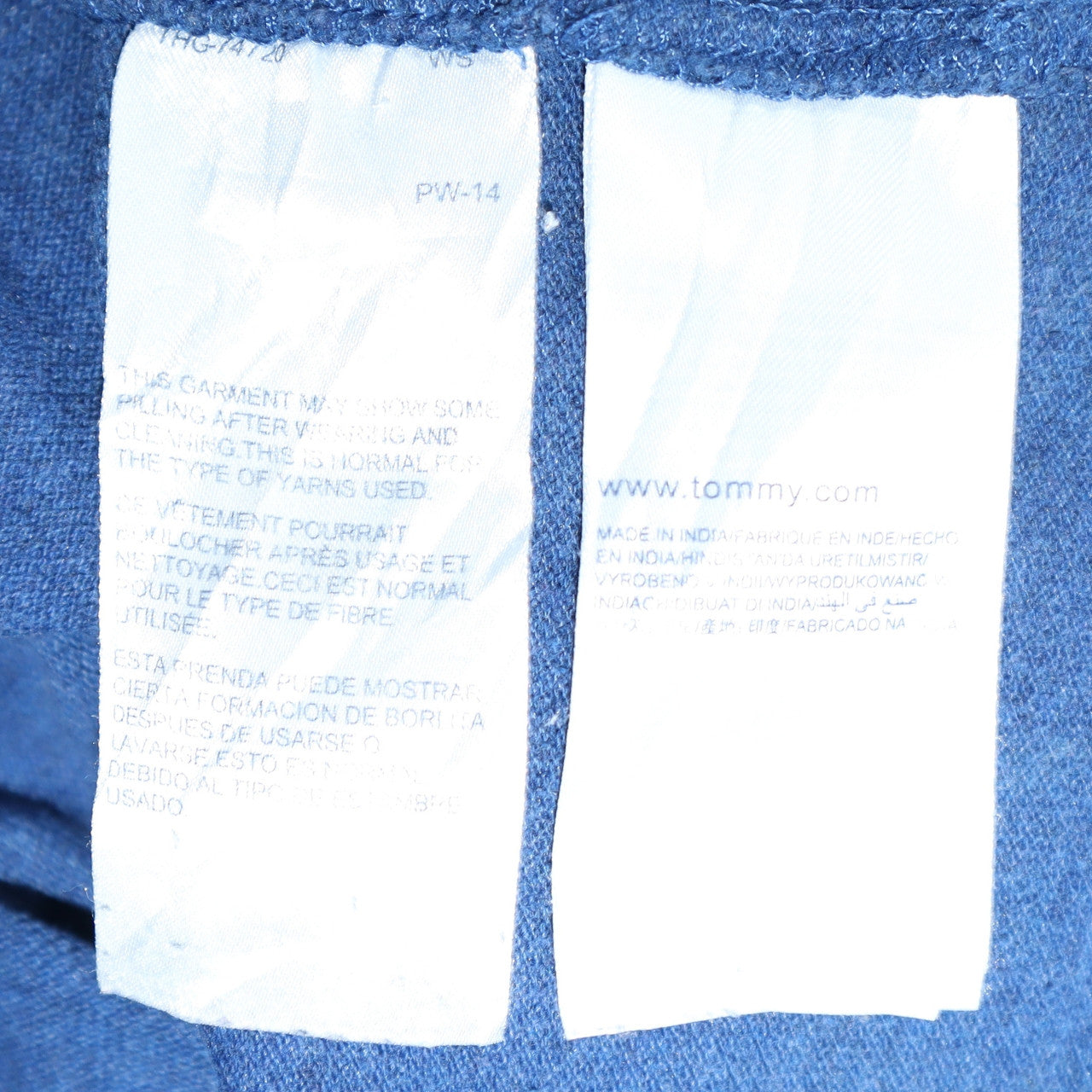 Hilfiger Denim Men's Blue Short Sleeve Polo Shirt Size M