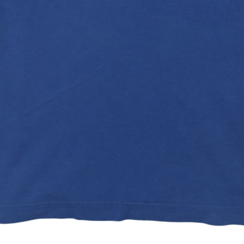 Lacoste Sport Men's Blue Slim Fit Cotton Polo Shirt Size L