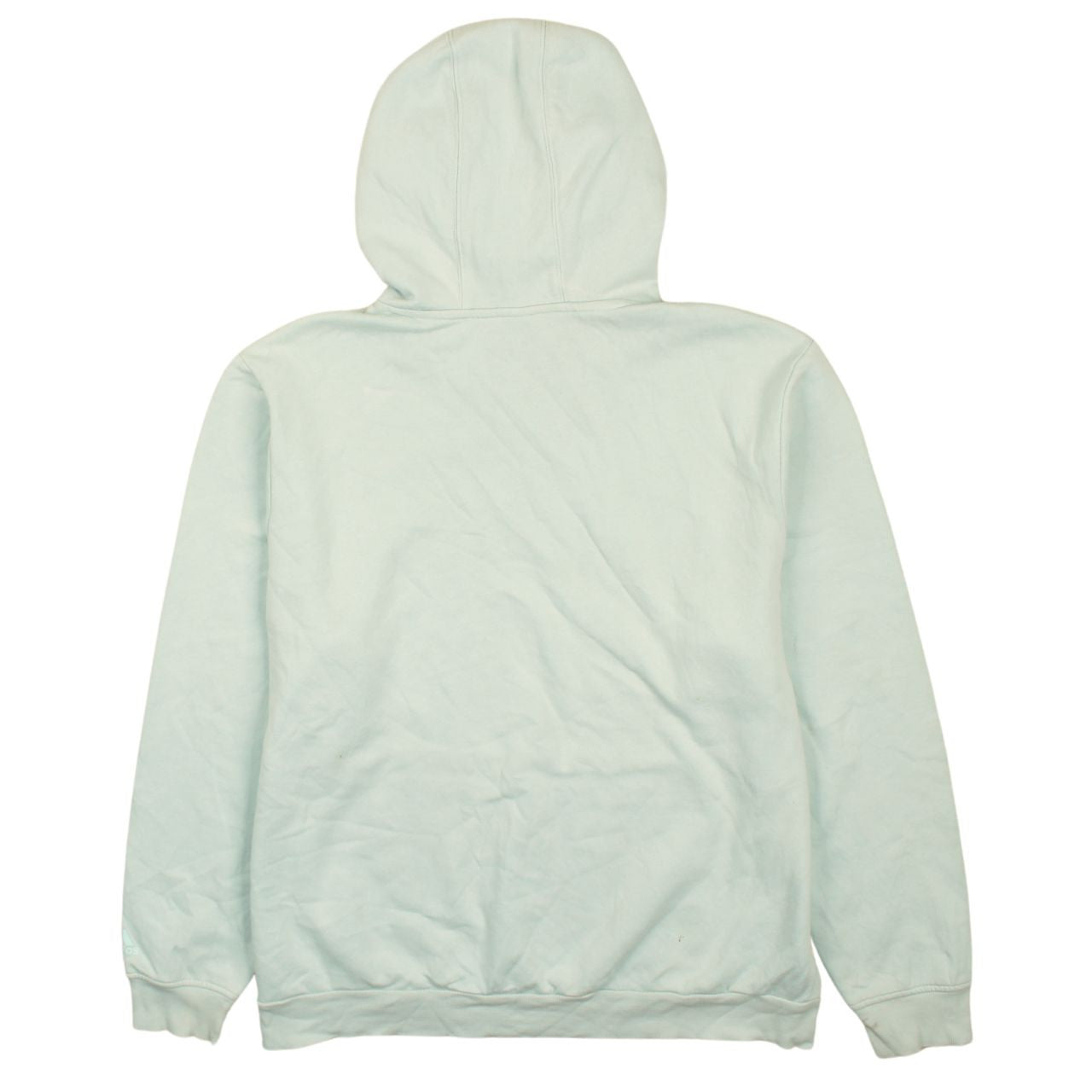 Adidas Women's Light Blue Pullover Hoodie Medium Cotton Blend Casual