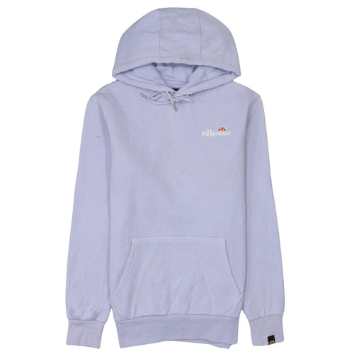 Ellesse Womens Lilac Pullover Hoodie Small Cotton Blend Casual