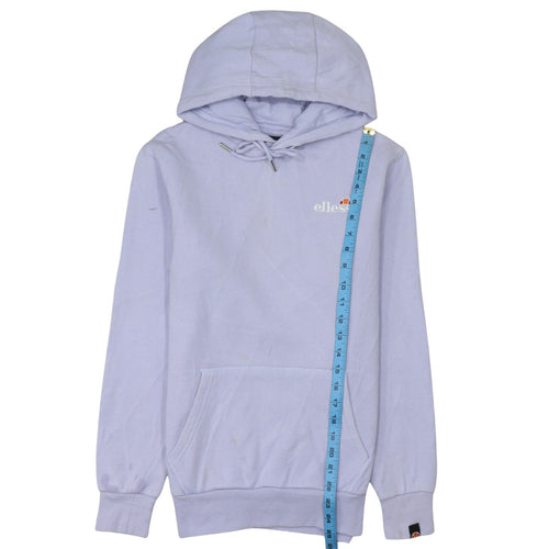 Ellesse Womens Lilac Pullover Hoodie Small Cotton Blend Casual