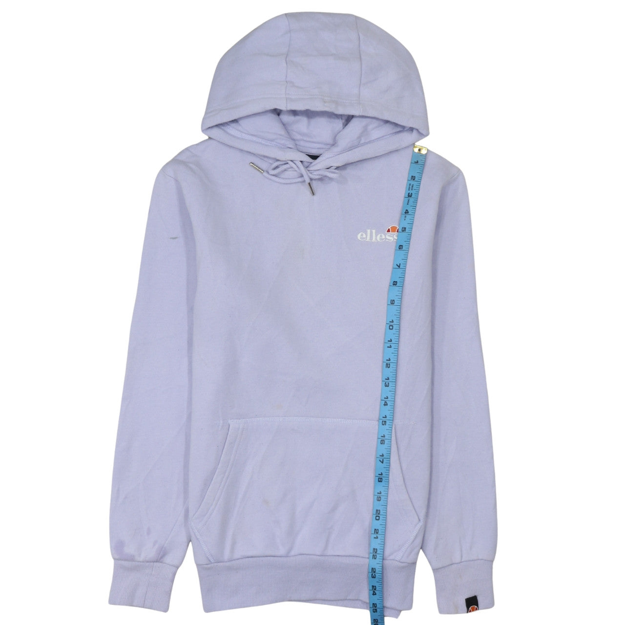 Ellesse Womens Lilac Pullover Hoodie Small Cotton Blend Casual