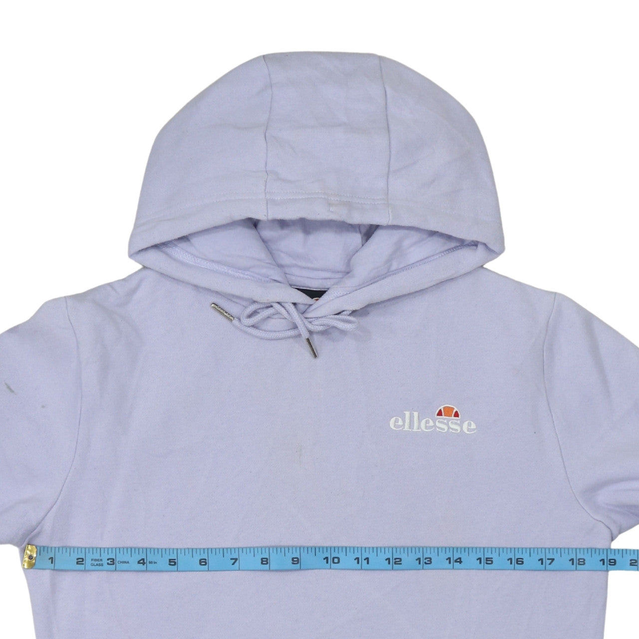 Ellesse Womens Lilac Pullover Hoodie Small Cotton Blend Casual