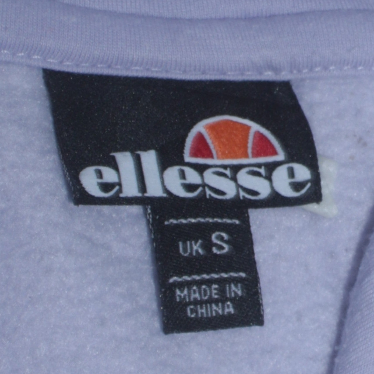 Ellesse Womens Lilac Pullover Hoodie Small Cotton Blend Casual