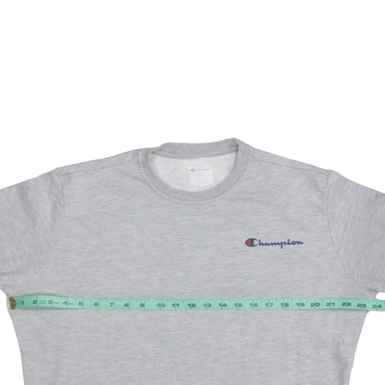 Champion Men's Grey Medium Pullover Sweatshirt Crew Neck Logo Jumper