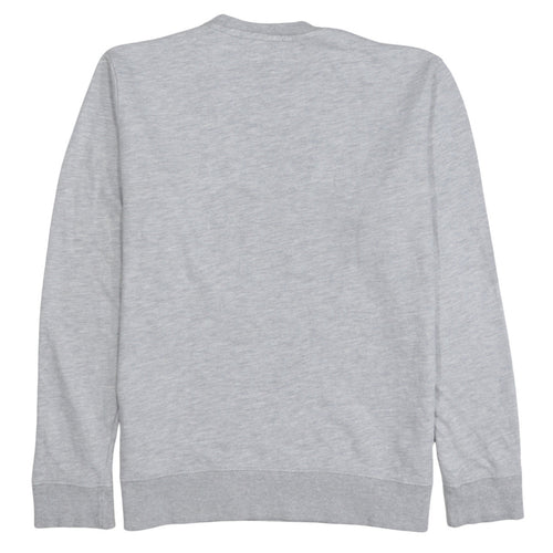 Champion Men's Grey Medium Pullover Sweatshirt Crew Neck Logo Jumper
