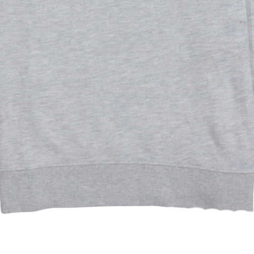 Champion Men's Grey Medium Pullover Sweatshirt Crew Neck Logo Jumper