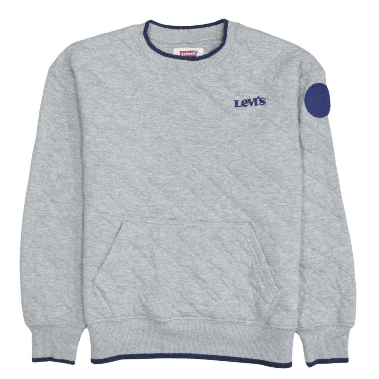 Levi's Boys Grey Crew Neck Pullover Sweatshirt Size 12 Years