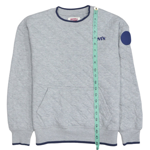Levi's Boys Grey Crew Neck Pullover Sweatshirt Size 12 Years