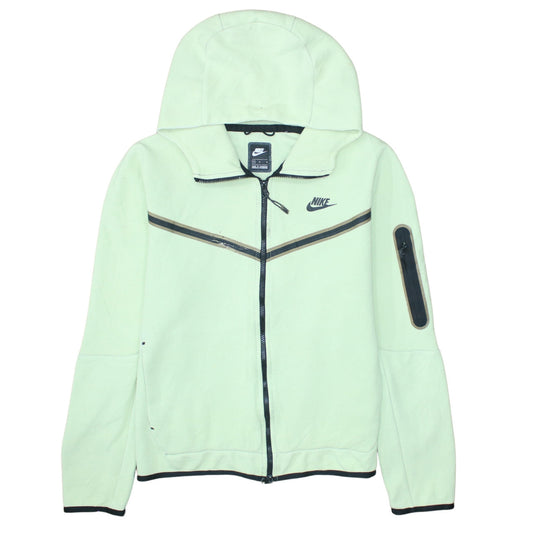 Nike Men's Green Full Zip Fleece Hoodie Size M Sportswear