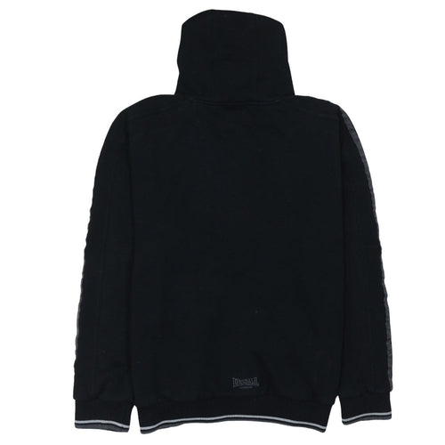 Lonsdale Men’s Black 4XL Pullover Hoodie with Logo
